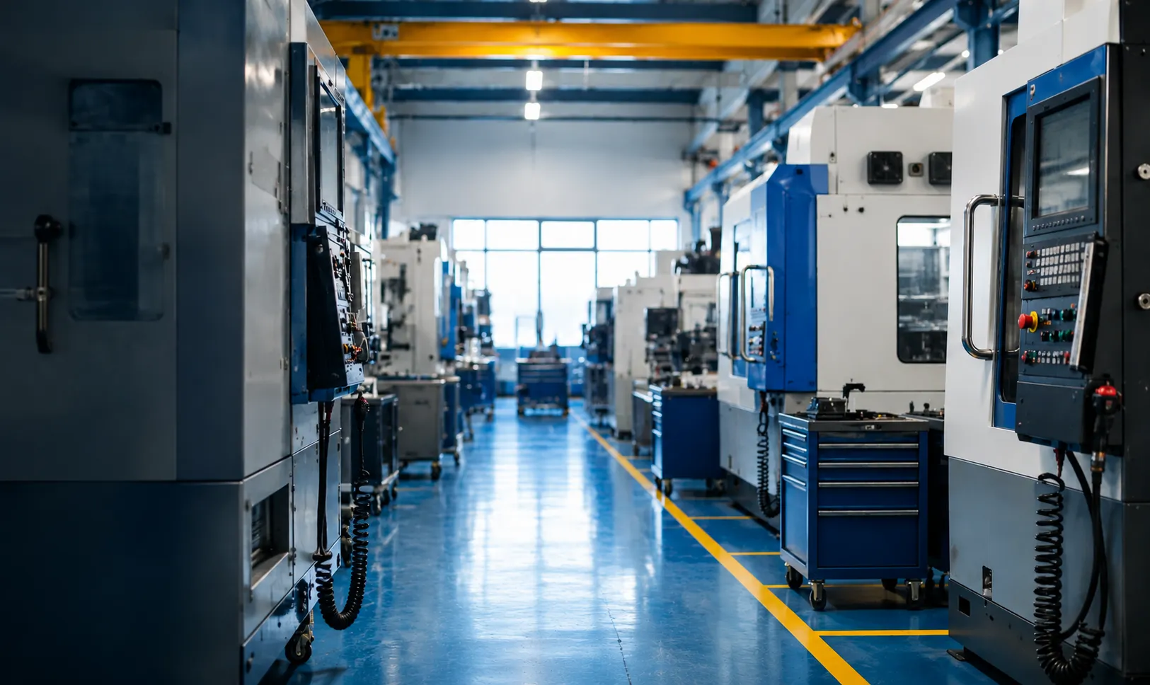 5-axis CNC machining in production