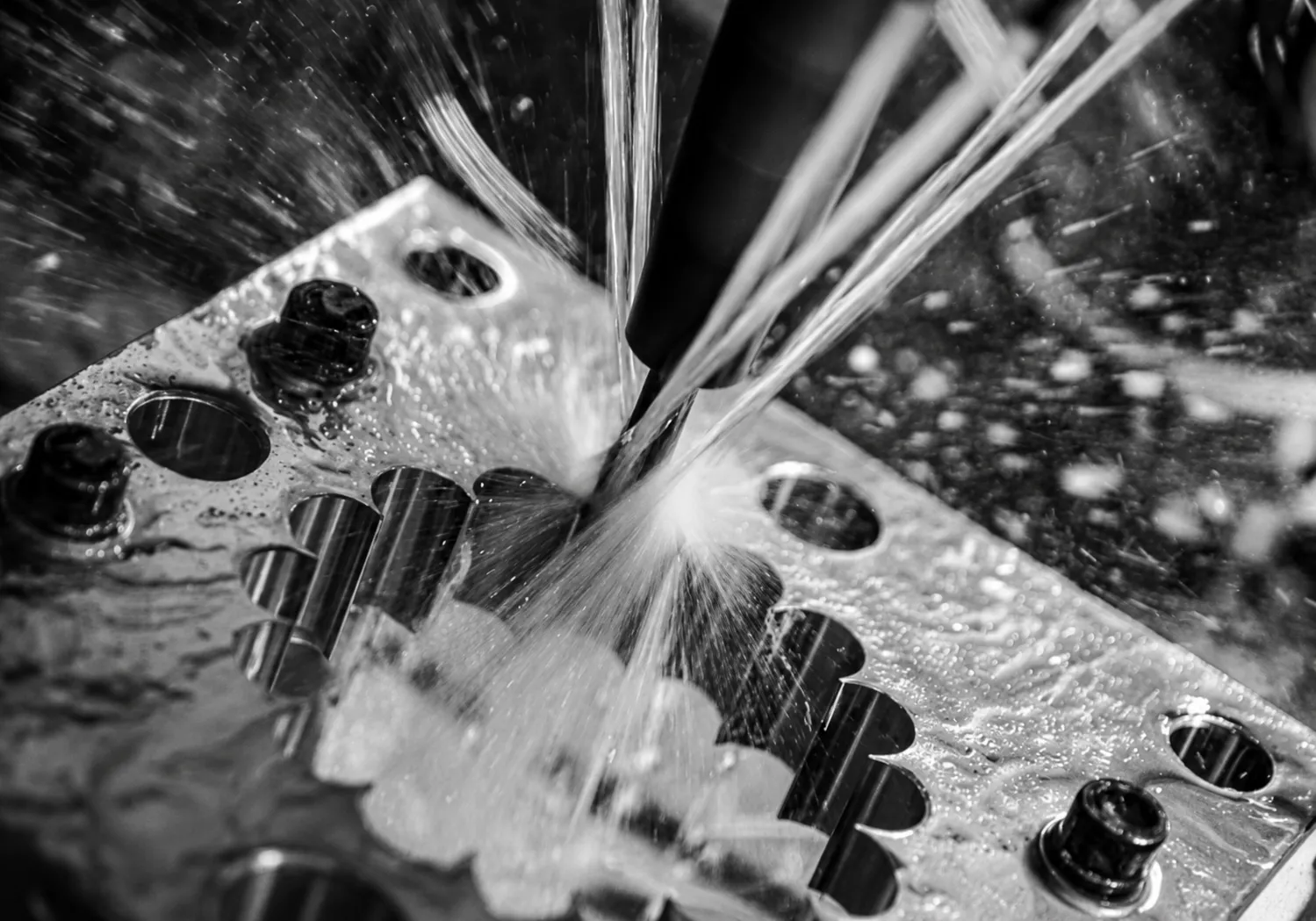 Precision CNC turning operation