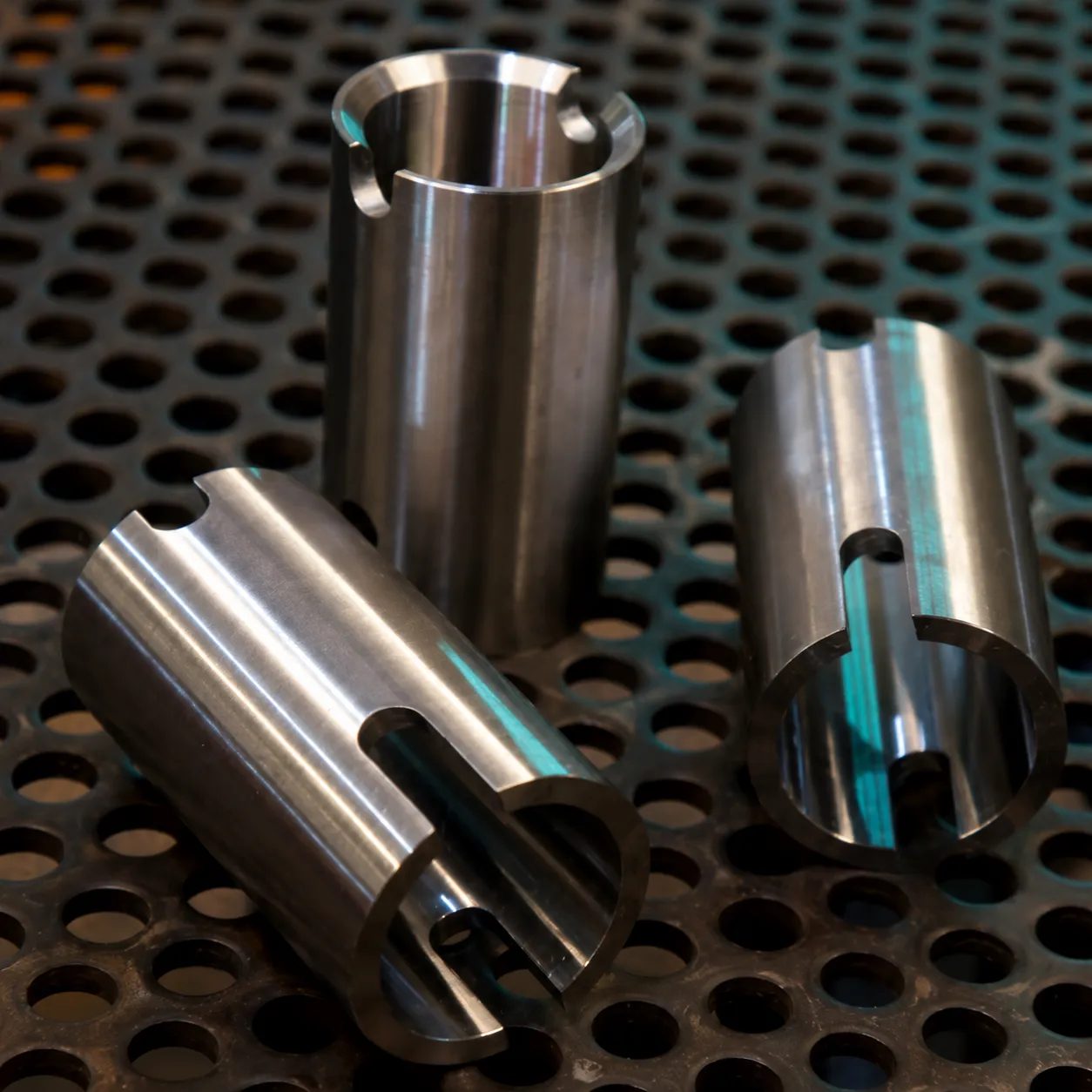 Titanium turned bushing