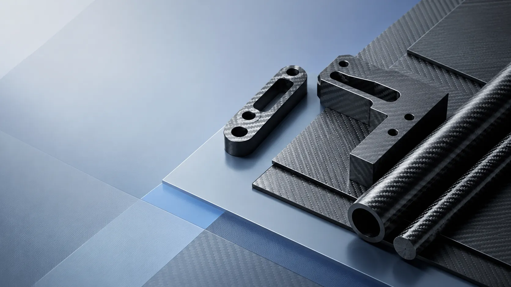 Carbon fiber composite stock material texture