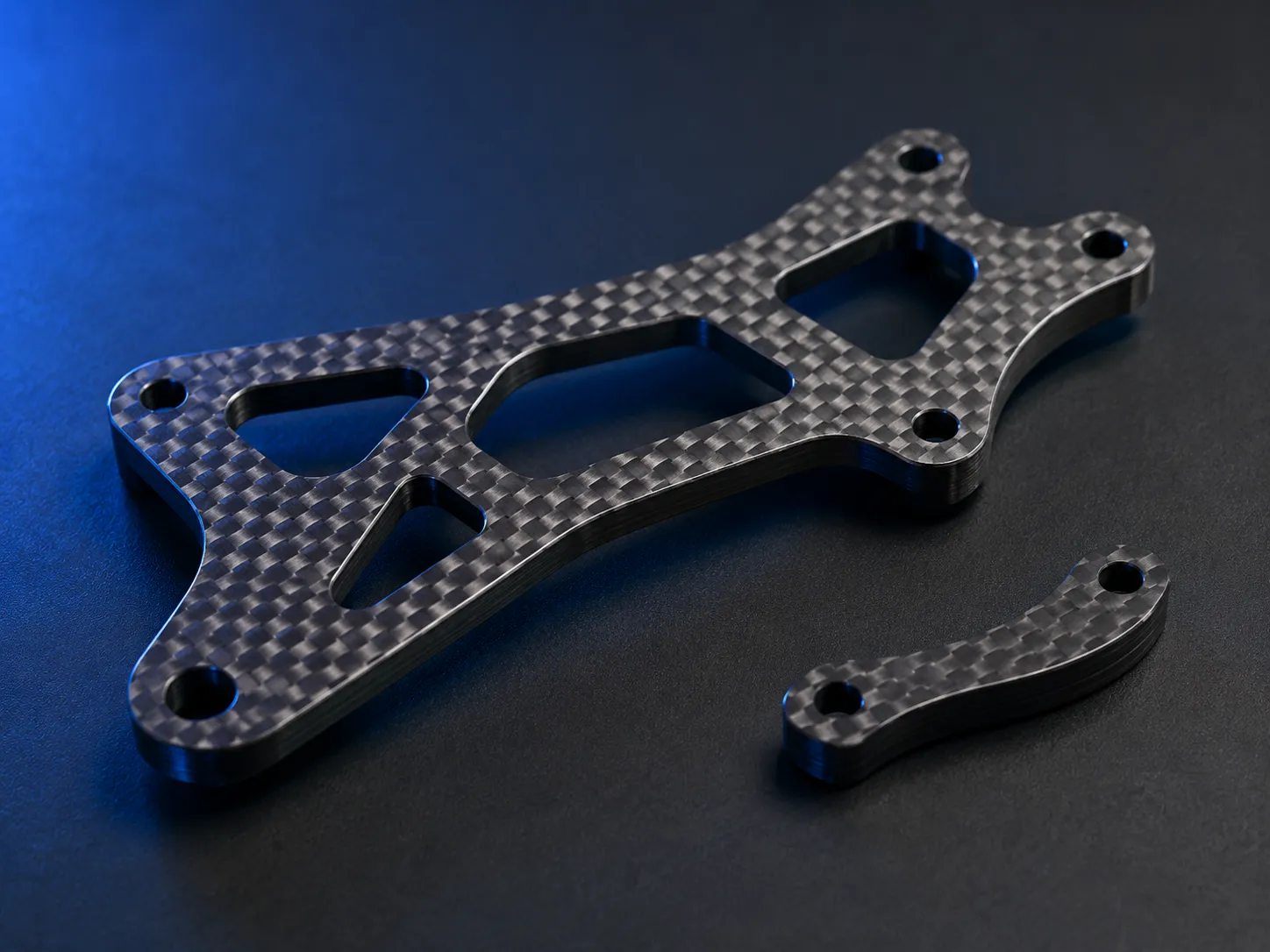 CNC machined carbon fiber component