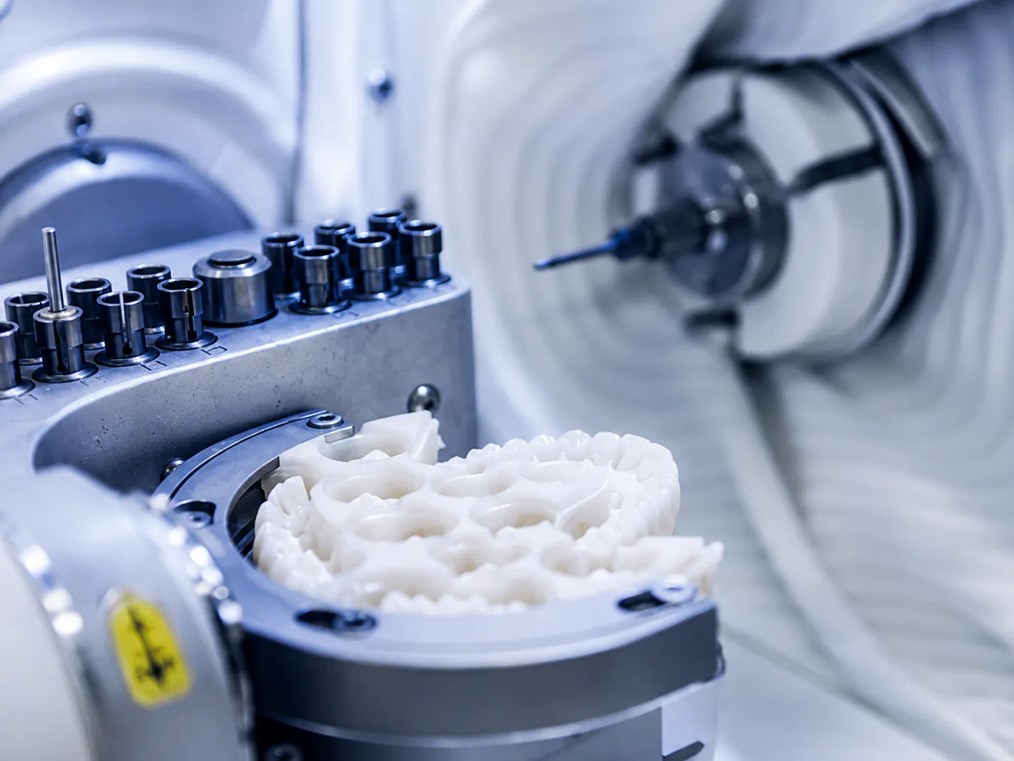 Medical device housing on Swiss-type turning center