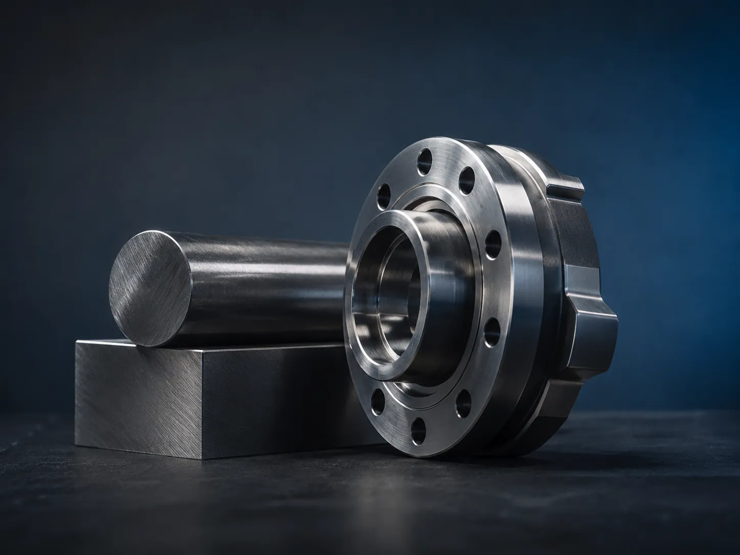 Steel CNC machined parts
