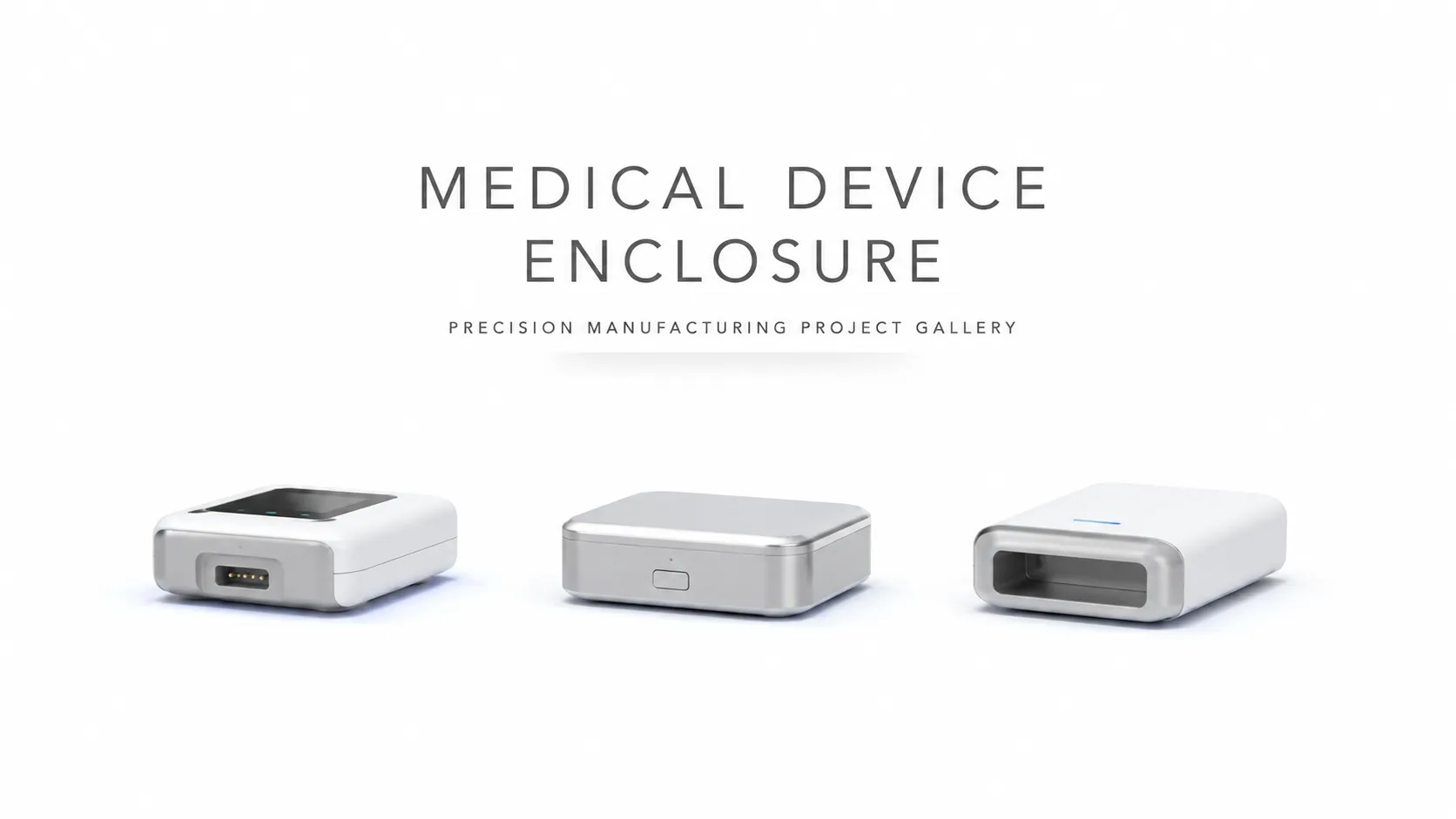 Medical titanium implant housing