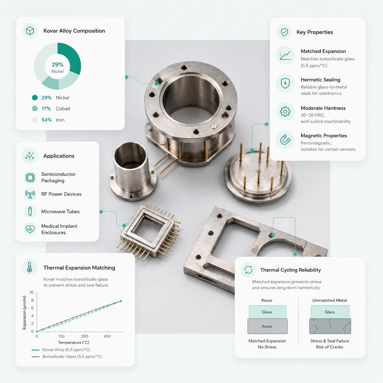 Kovar alloy composition diagram
