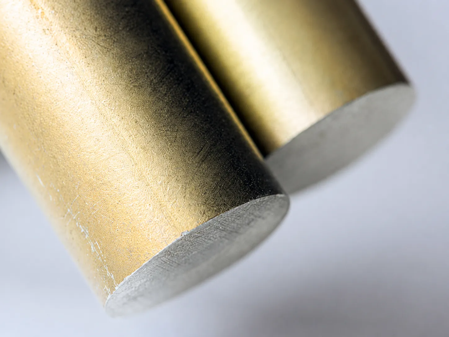 Brass machined sample