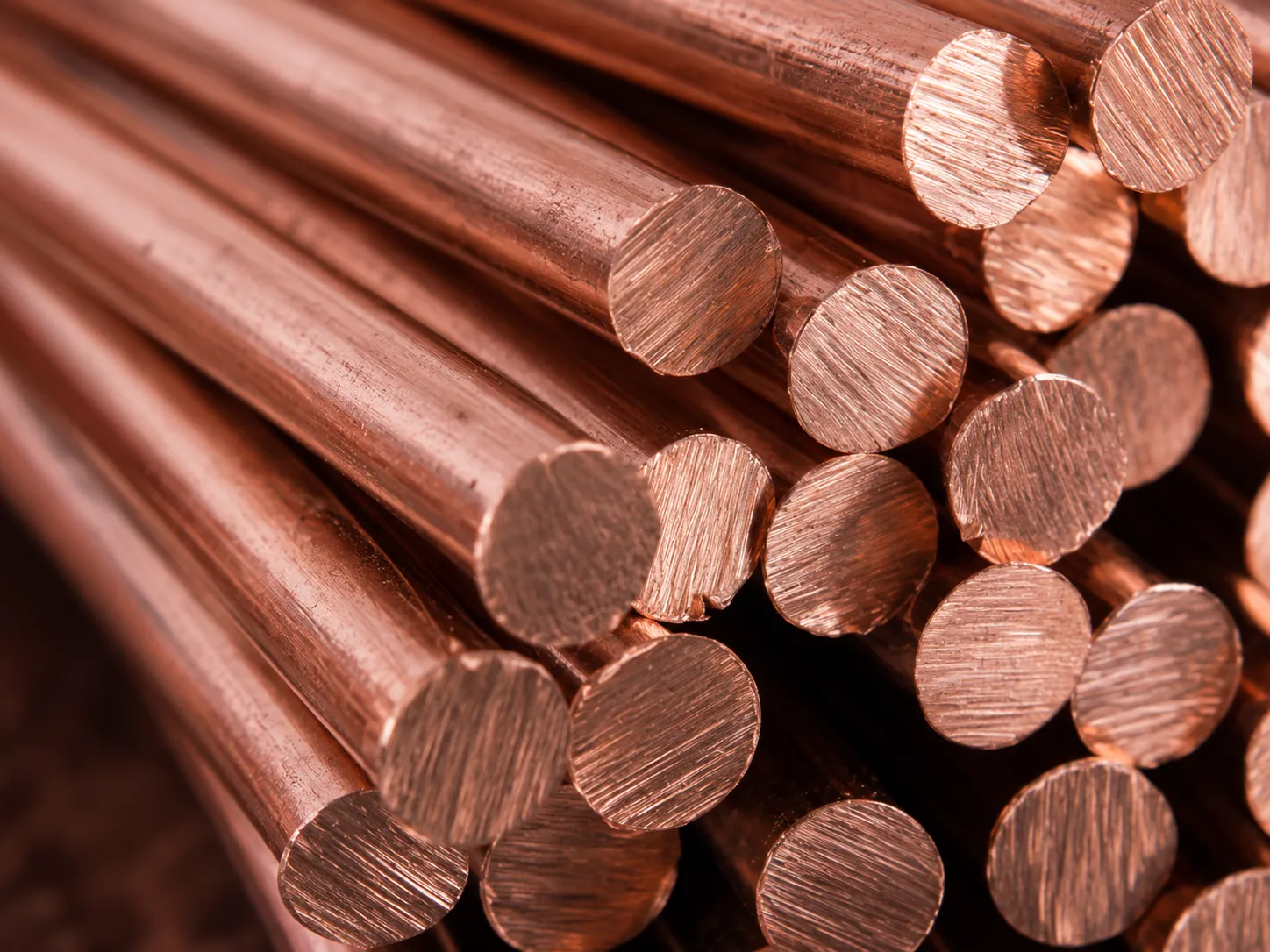 Copper machined sample