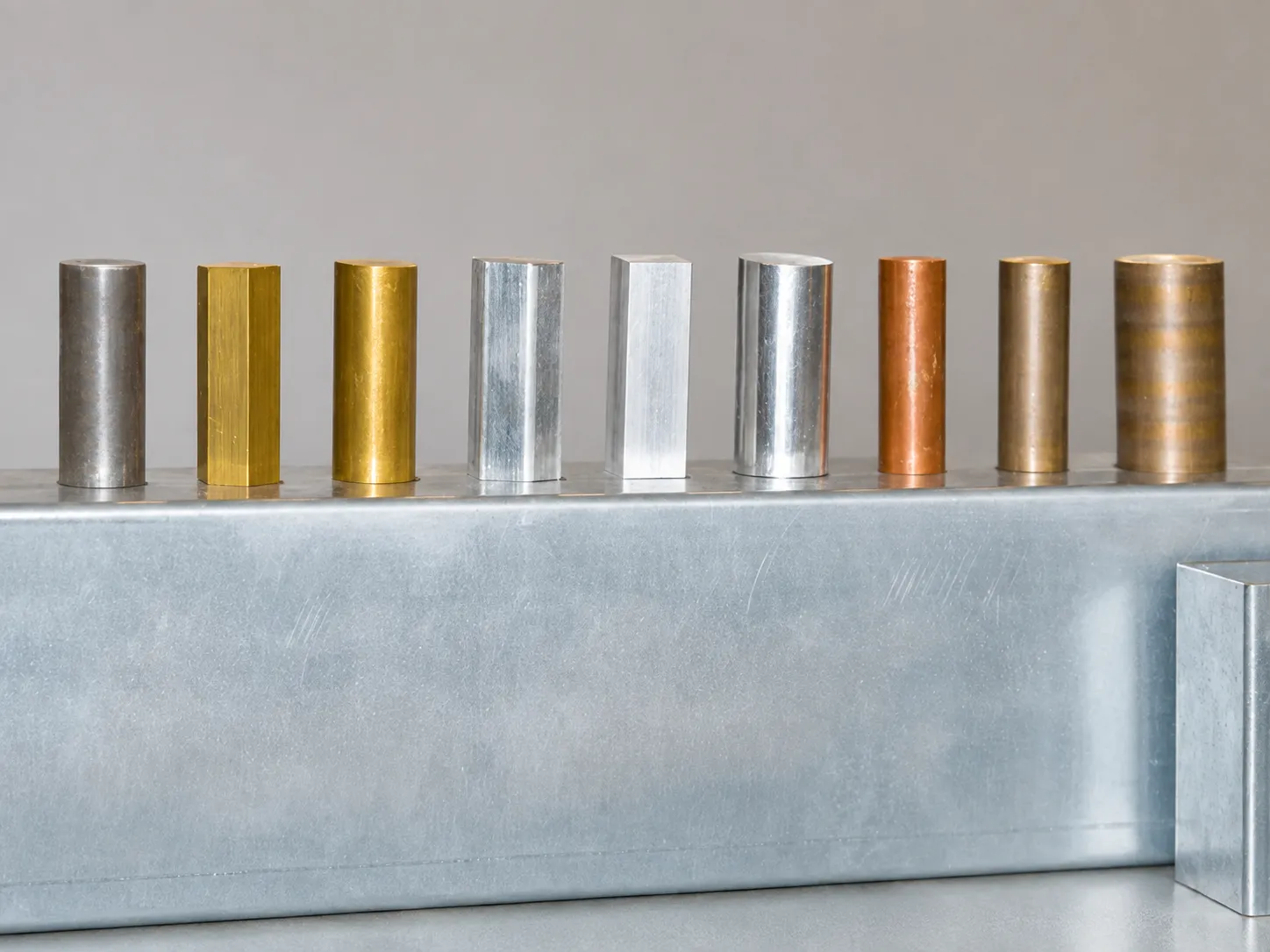 Metal, plastic, ceramic, and composite production stock