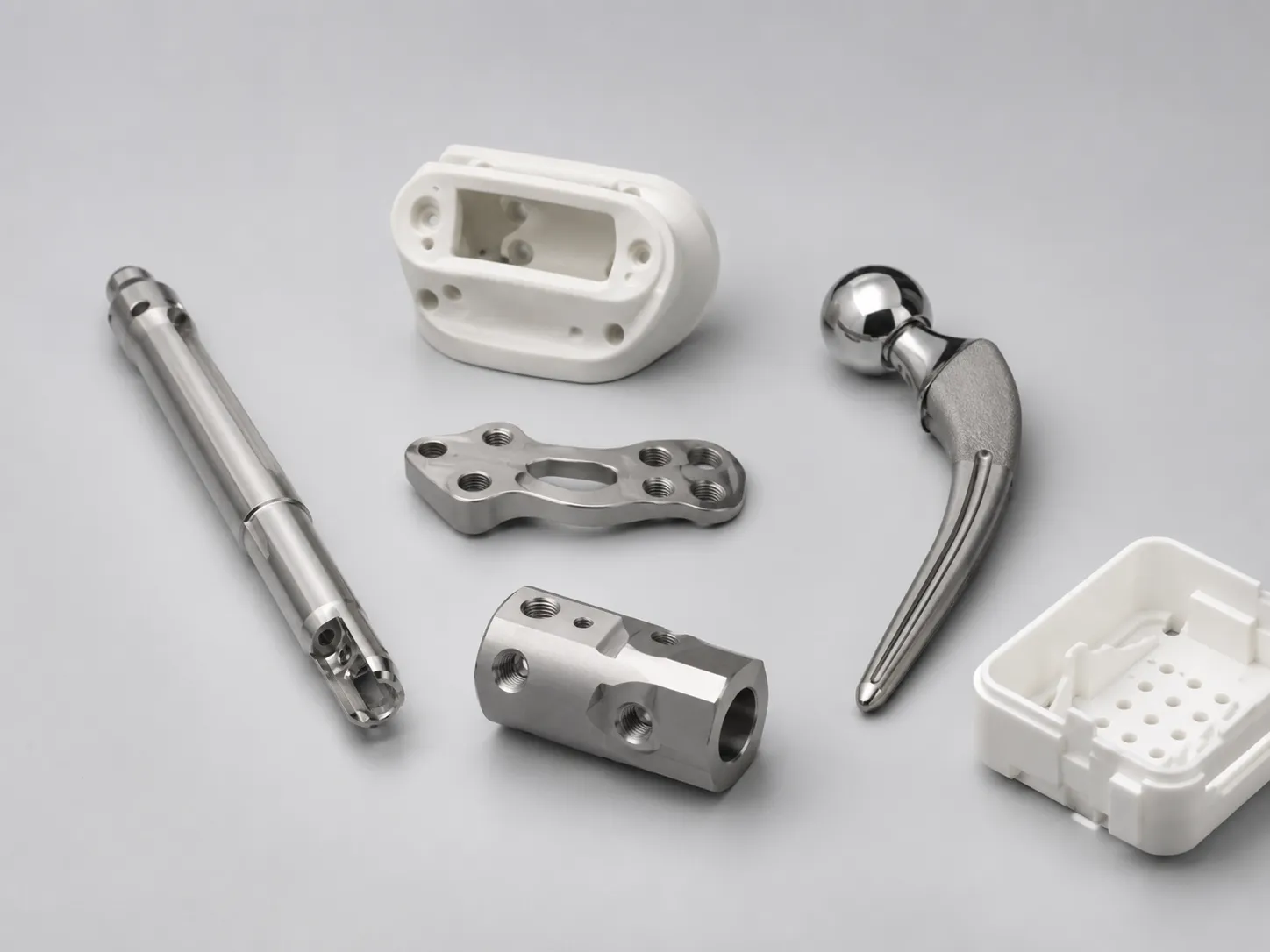 Medical CNC machined implant components