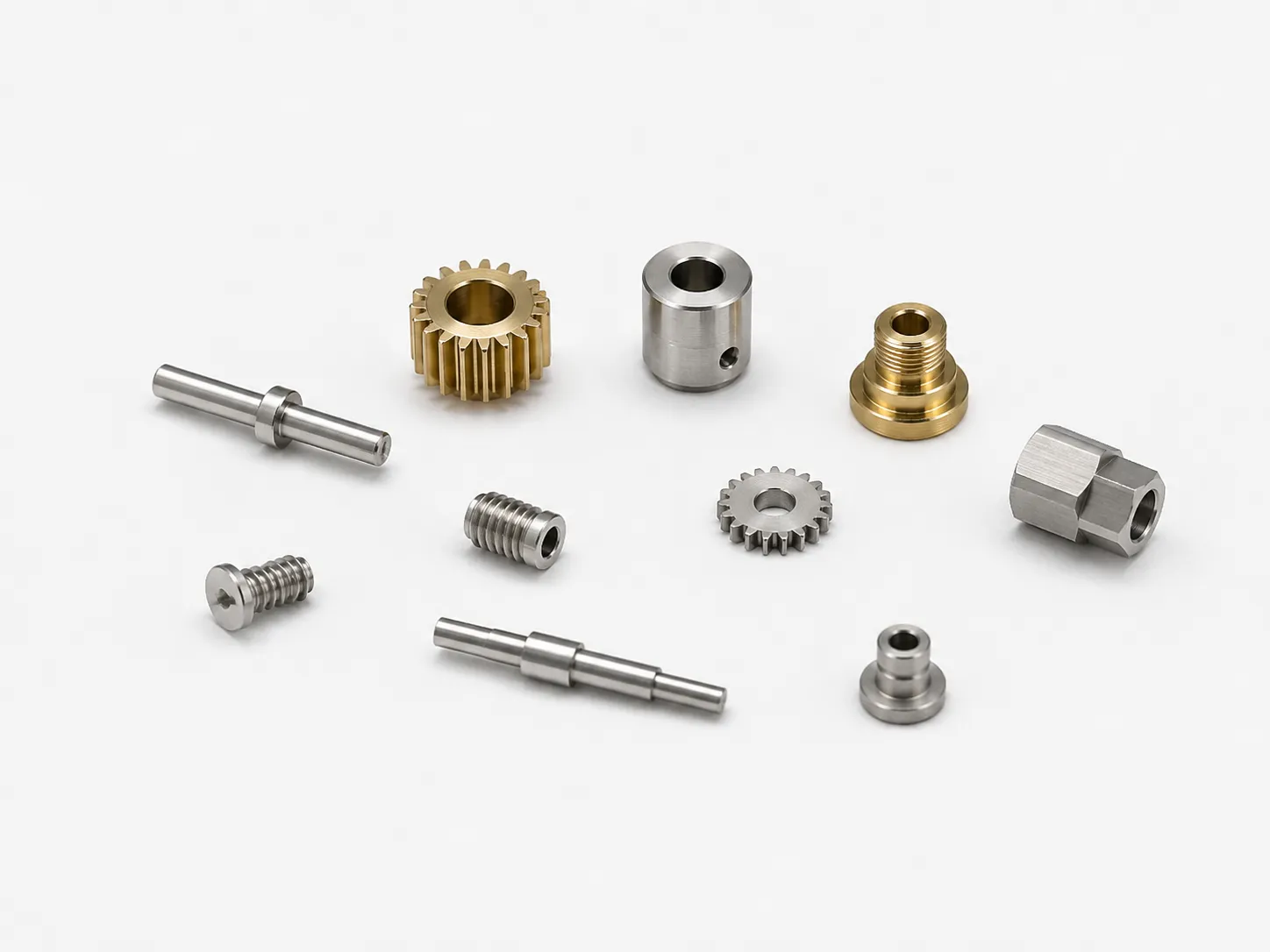 CNC turned cylindrical parts