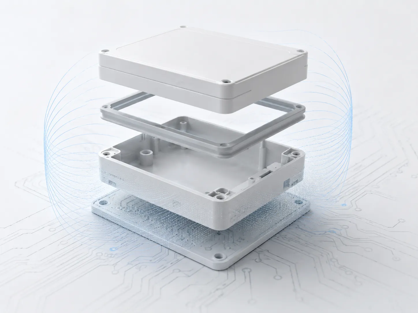 Electronics plastic enclosures