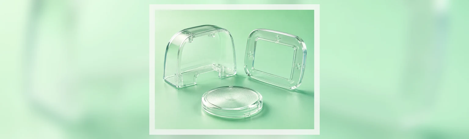 Polycarbonate transparent parts