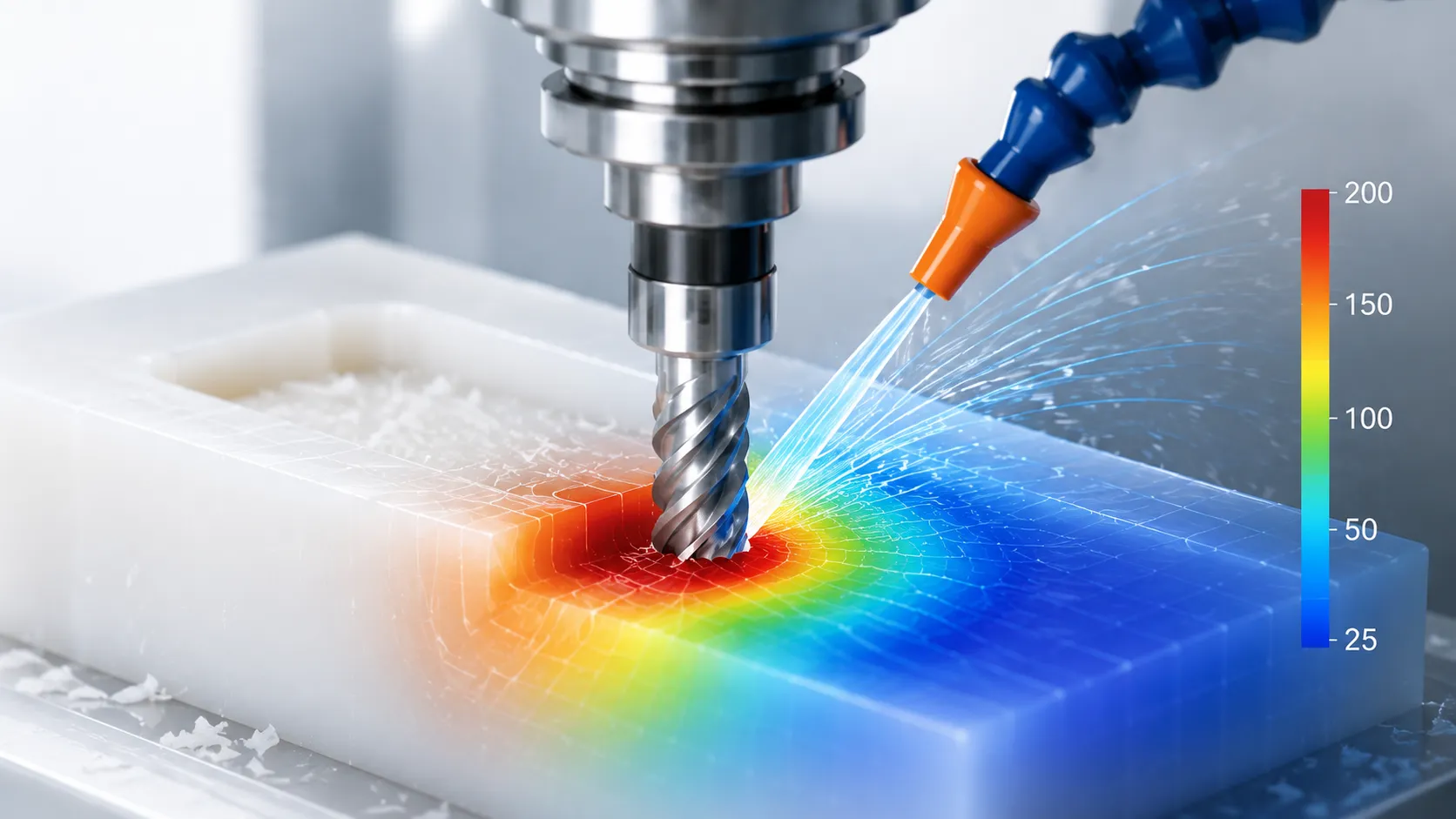 Plastic computer-controlled machining process