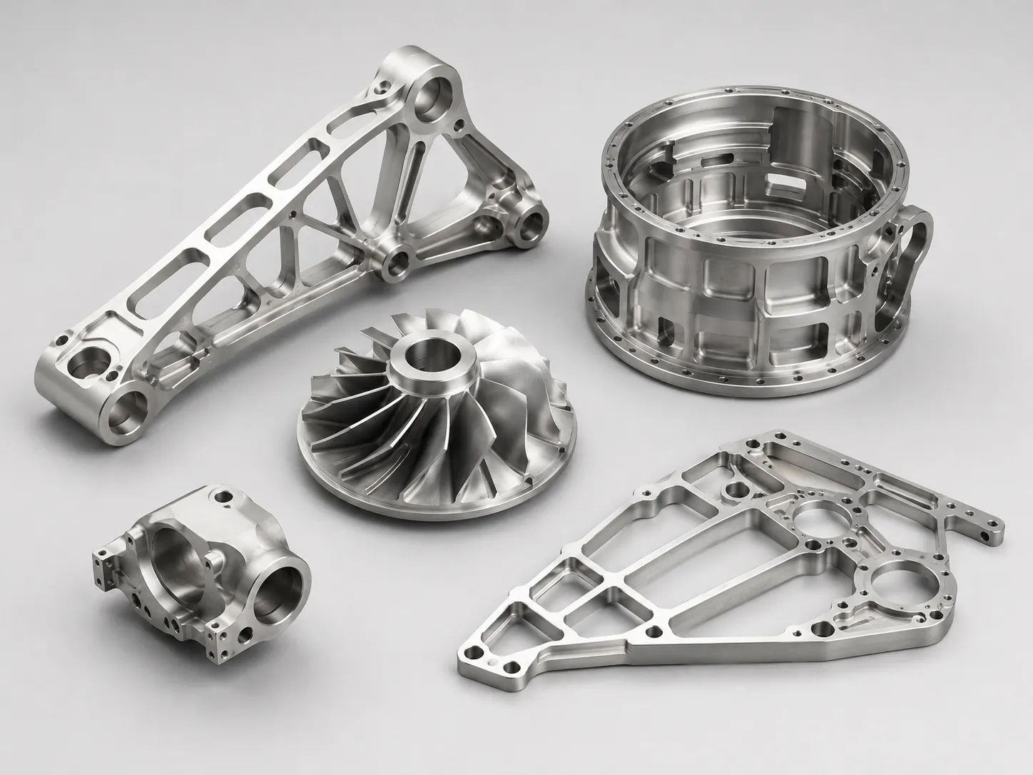 Aerospace CNC machined superalloy components